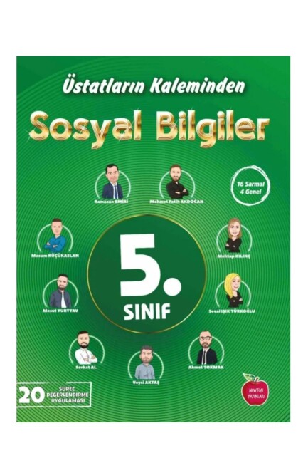 NEWTON 5.SINIF SOSYAL BİLGİLER ÜSTADLARIN KALEMİNDEN 20 DENEME - NEWTON YAYINLARI