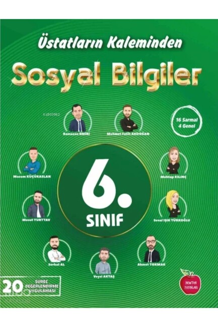 NEWTON 6.SINIF SOSYAL BİLGİLER ÜSTADLARIN KALEMİNDEN 20 DENEME - NEWTON YAYINLARI