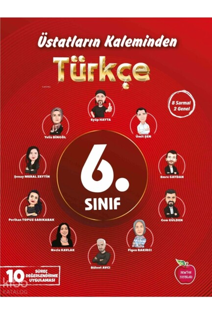 NEWTON 6.SINIF TÜRKÇE ÜSTADLARIN KALEMİNDEN 10 DENEME - NEWTON YAYINLARI