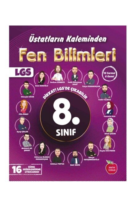 NEWTON 8.SINIF FEN BİLİMLERİ ÜSTADLARIN KALEMİNDEN 16 DENEME - NEWTON YAYINLARI