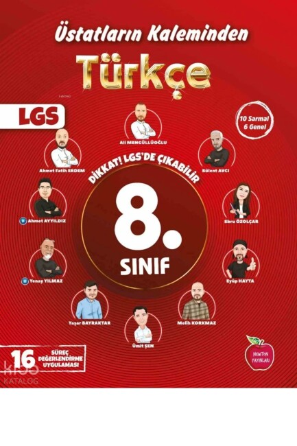 NEWTON 8.SINIF TÜRKÇE ÜSTADLARIN KALEMİNDEN 16 DENEME - NEWTON YAYINLARI