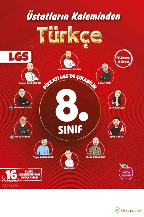 NEWTON 8.SINIF TÜRKÇE ÜSTADLARIN KALEMİNDEN 16 DENEME - 1