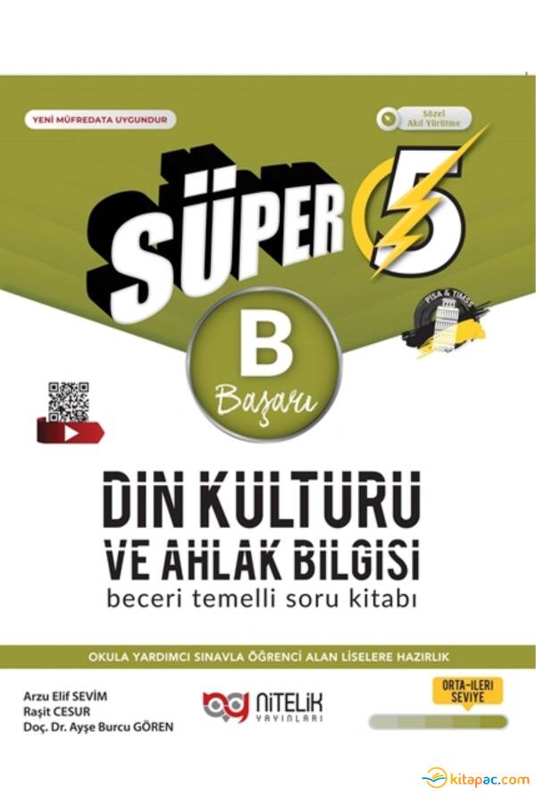 NİTELİK 5.Sınıf SÜPER DİN KÜLTÜRÜ Soru Bankası - B - 1
