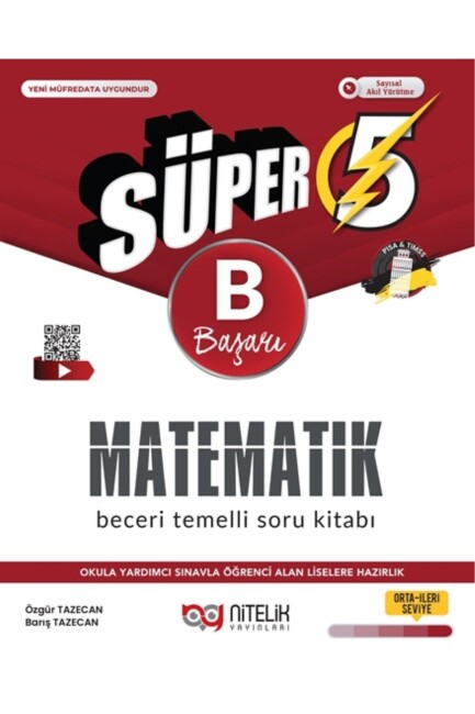 NİTELİK 5.Sınıf SÜPER MATEMATİK Soru Bankası - B - NİTELİK YAYINLARI