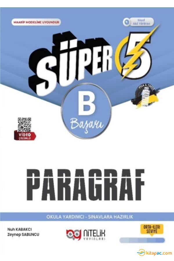 NİTELİK 5.Sınıf SÜPER PARAGRAF SORU BANKASI - B - 1