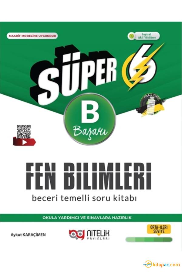 NİTELİK 6.SINIF YENİ NESİL SÜPER-B-FEN BİLİMLERİ SORU BANKASI - 1