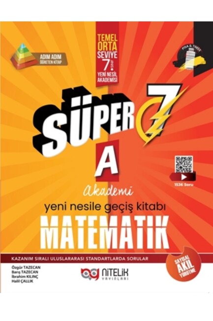 NİTELİK 7.Sınıf SÜPER MATEMATİK Soru Kitabı - A - NİTELİK YAYINLARI