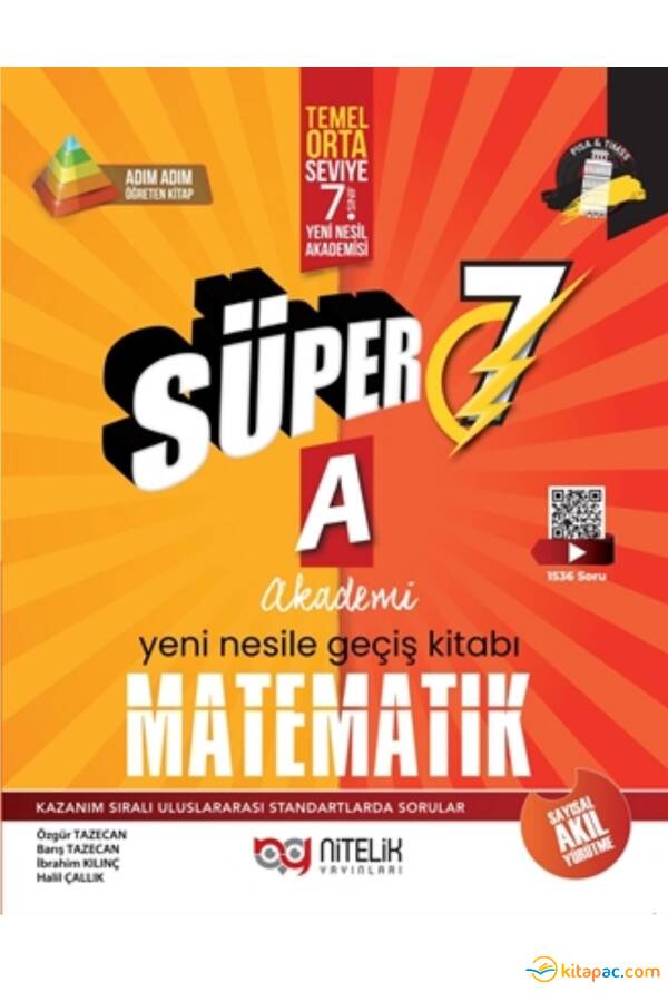 NİTELİK 7.Sınıf SÜPER MATEMATİK Soru Kitabı - A - 1