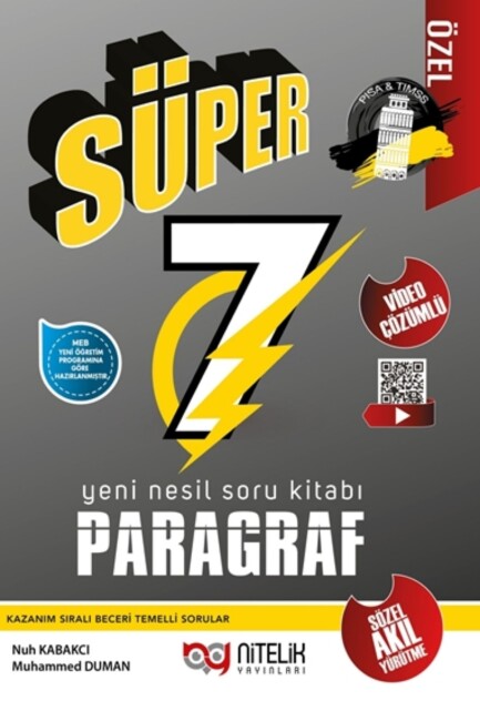 NİTELİK 7.Sınıf SÜPER PARAGRAF Soru Bankası - NİTELİK YAYINLARI