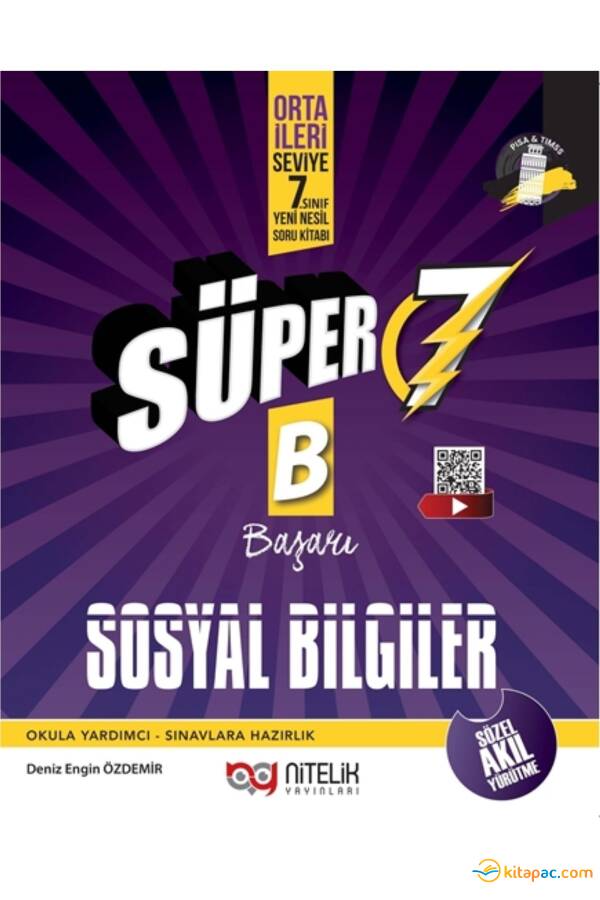 NİTELİK 7.Sınıf SÜPER SOSYAL BİLGİLER Soru Bankası - B - 1