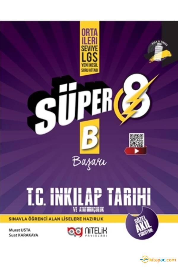 NİTELİK 8.SINIF SÜPER YENİ NESİL İNKILAP TARİHİ Soru Kitabı - 1