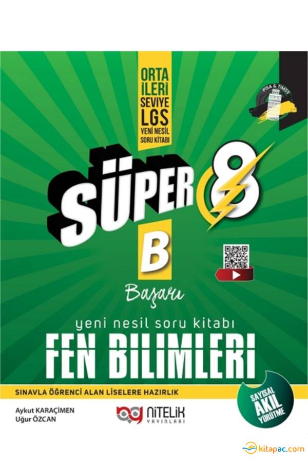 NİTELİK 8.Sınıf YENİ NESİL SÜPER-B-FEN BİLİMLERİ SORU KİTABI - 1