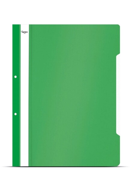 NOKİ PLASTİK ECO TELLİ DOSYA - YEŞİL - NOKİ