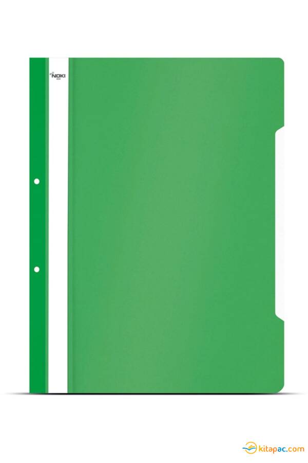 NOKİ PLASTİK ECO TELLİ DOSYA - YEŞİL - 1