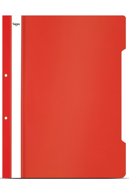 NOKİ PLASTİK ECO TELLİ DOSYA - KIRMIZI - NOKİ
