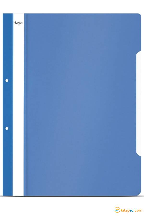 NOKİ PLASTİK ECO TELLİ DOSYA - MAVİ - 1