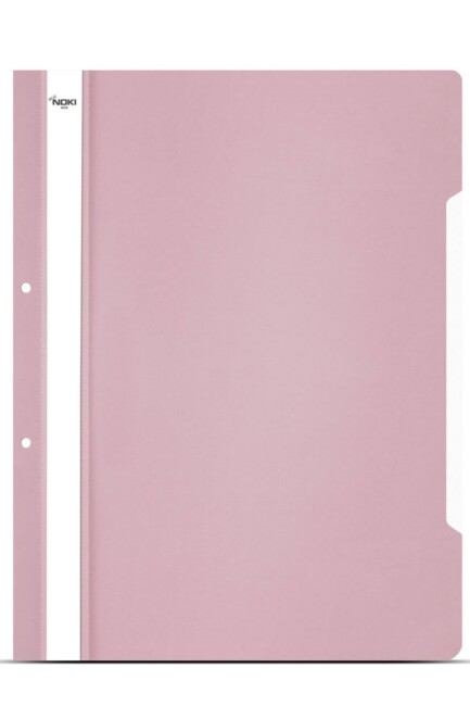 NOKİ PLASTİK ECO TELLİ DOSYA - PEMBE - NOKİ