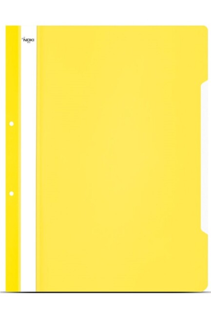 NOKİ PLASTİK ECO TELLİ DOSYA - SARI - NOKİ