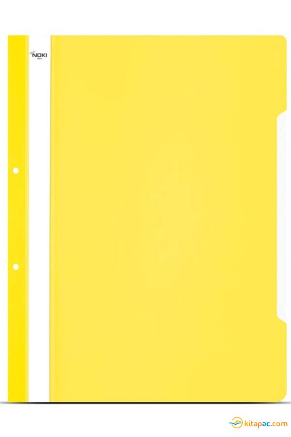 NOKİ PLASTİK ECO TELLİ DOSYA - SARI - 1