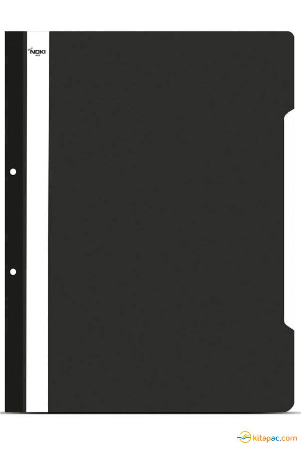 NOKİ PLASTİK ECO TELLİ DOSYA - SİYAH - 1