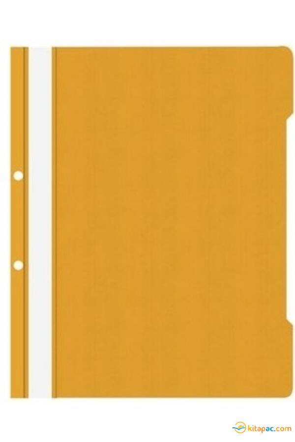 NOKİ PLASTİK ECO TELLİ DOSYA - TURUNCU - 1