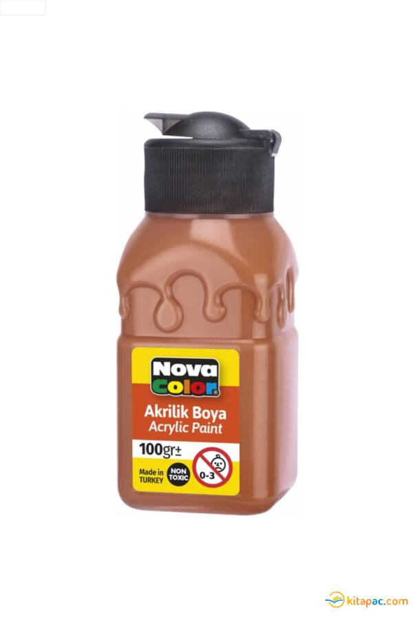 NOVA COLOR AKRİLİK BOYA ŞİŞE TERRAKOTA 100 CC - 1