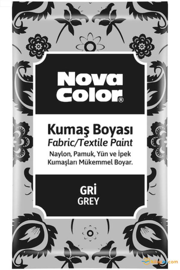NOVA COLOR KUMAŞ BOYASI TOZ 12 gr Gri - 1