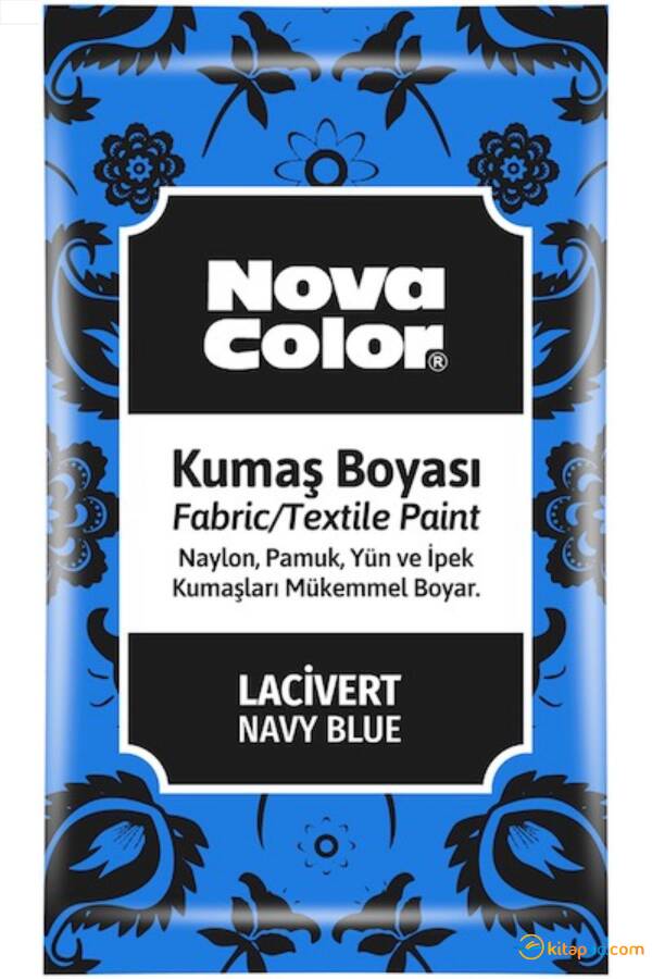NOVA COLOR KUMAŞ BOYASI TOZ 12 gr Lacivert - 1