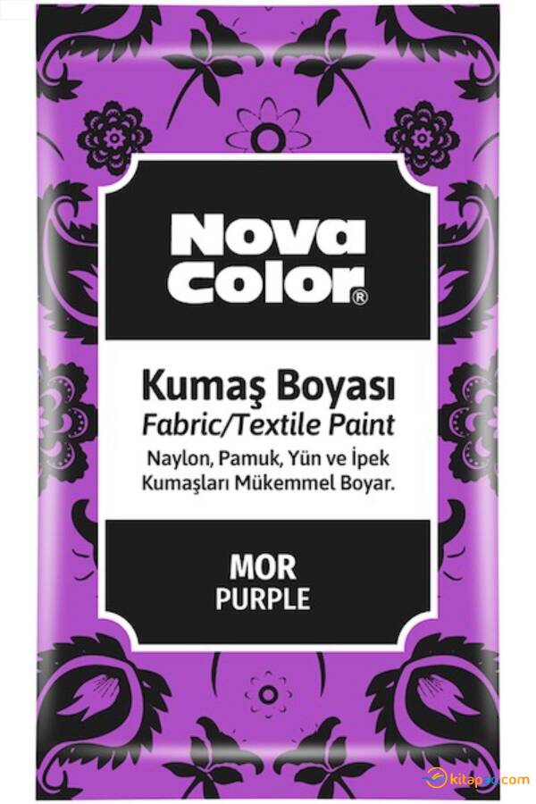 NOVA COLOR KUMAŞ BOYASI TOZ 12 gr Mor - 1