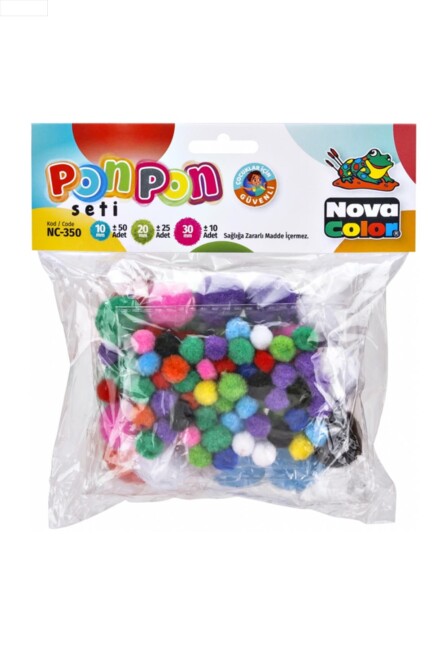 NOVA COLOR PONPON SETİ - NOVA COLOR