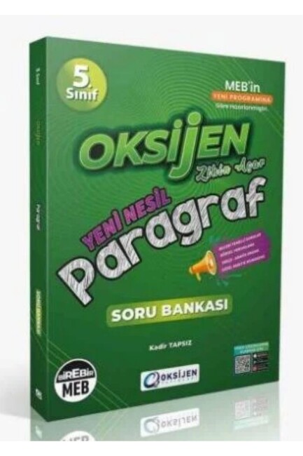 OKSİJEN 5.Sınıf PARAGRAF Soru Bankası - OKSİJEN YAYINLARI