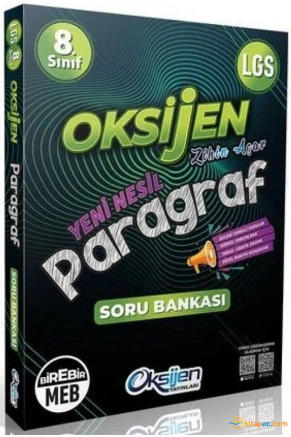 OKSİJEN 8.Sınıf PARAGRAF Soru Bankası - 1