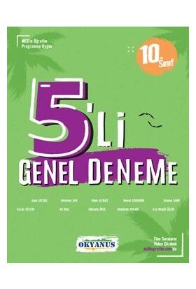 OKYANUS 10.Sınıf 5 Lİ GENEL DENEME - OKYANUS YAYINLARI