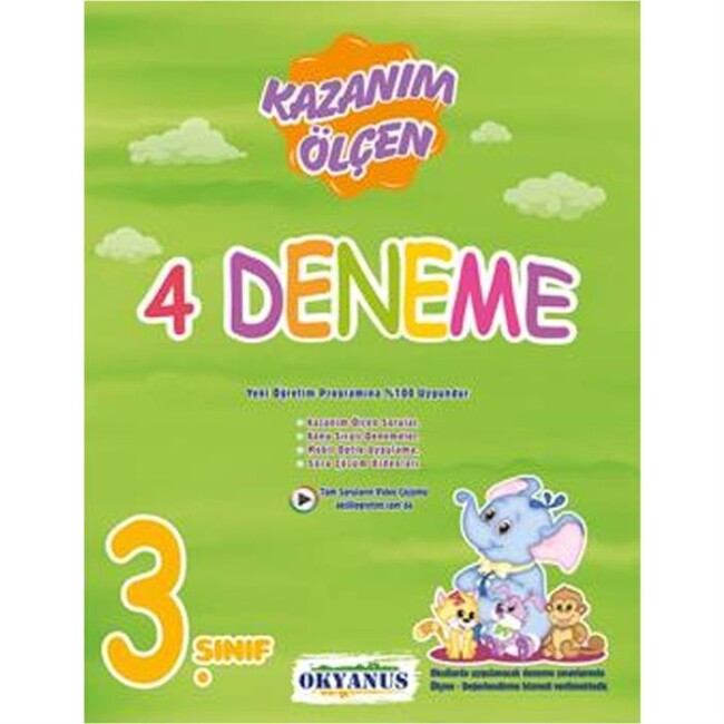 OKYANUS 3.Sınıf 4 lü DENEME SINAVI - OKYANUS YAYINLARI