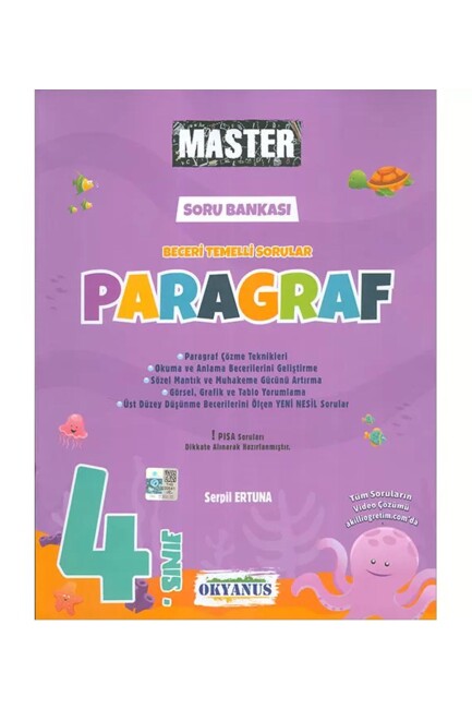 OKYANUS 4.Sınıf MASTER PARAGRAF Soru Bankası - OKYANUS YAYINLARI