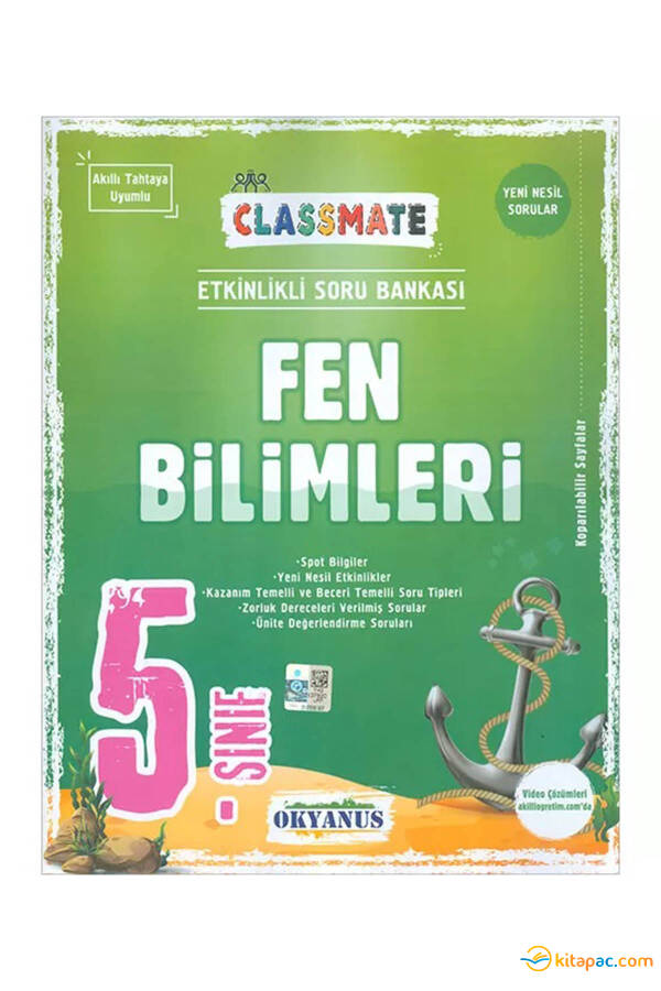 OKYANUS 5.Sınıf CLASSMATE FEN BİLİMLERİ Soru Bankası - 1