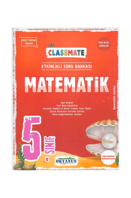 OKYANUS 5.Sınıf CLASSMATE MATEMATİK Soru Bankası - OKYANUS YAYINLARI