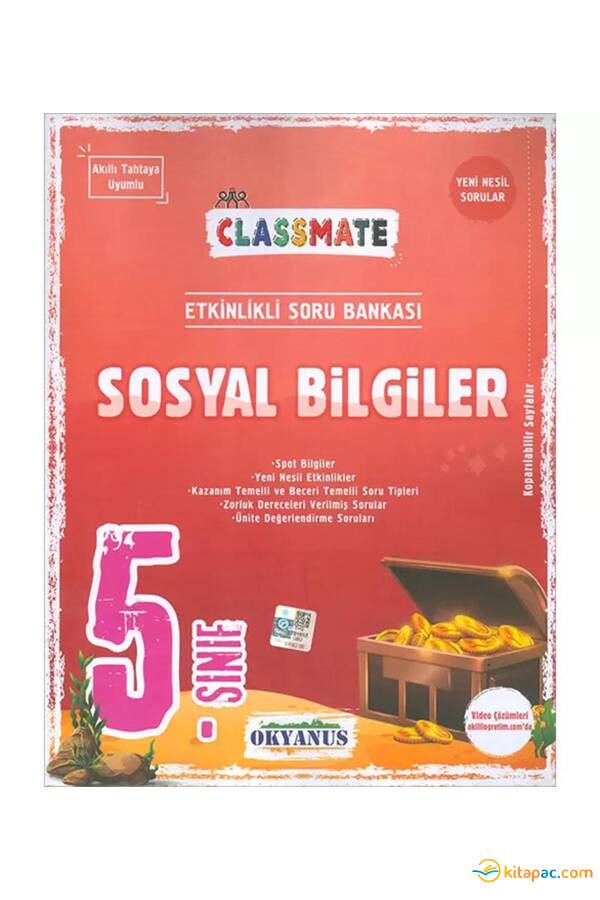 OKYANUS 5.Sınıf CLASSMATE SOSYAL BİLGİLER Soru Bankası - 1