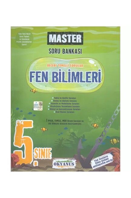 OKYANUS 5.Sınıf Master FEN BİLİMLERİ SORU BANKASI - OKYANUS YAYINLARI