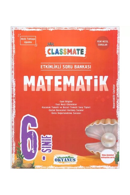 OKYANUS 6.Sınıf CLASSMATE MATEMATİK Soru Bankası - OKYANUS YAYINLARI