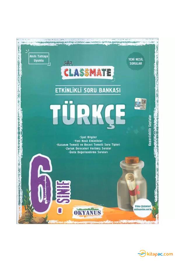 OKYANUS 6.Sınıf CLASSMATE TÜRKÇE Soru Bankası - 1