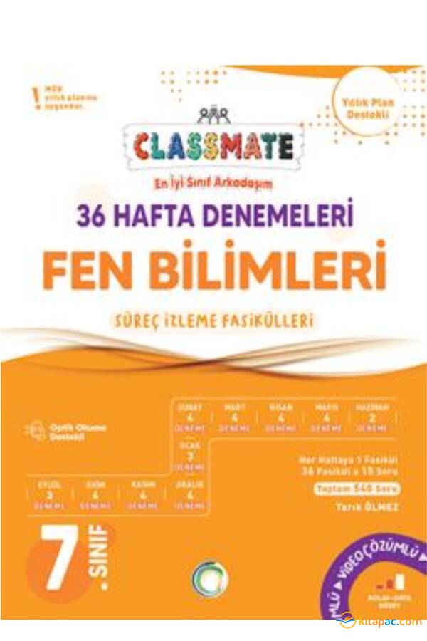 OKYANUS 7.Sınıf CLASSMATE 36 HAFTA FEN BİLİMLERİ DENEMELERİ - 1