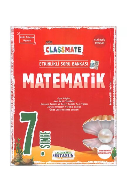OKYANUS 7.Sınıf CLASSMATE MATEMATİK Soru Bankası - OKYANUS YAYINLARI