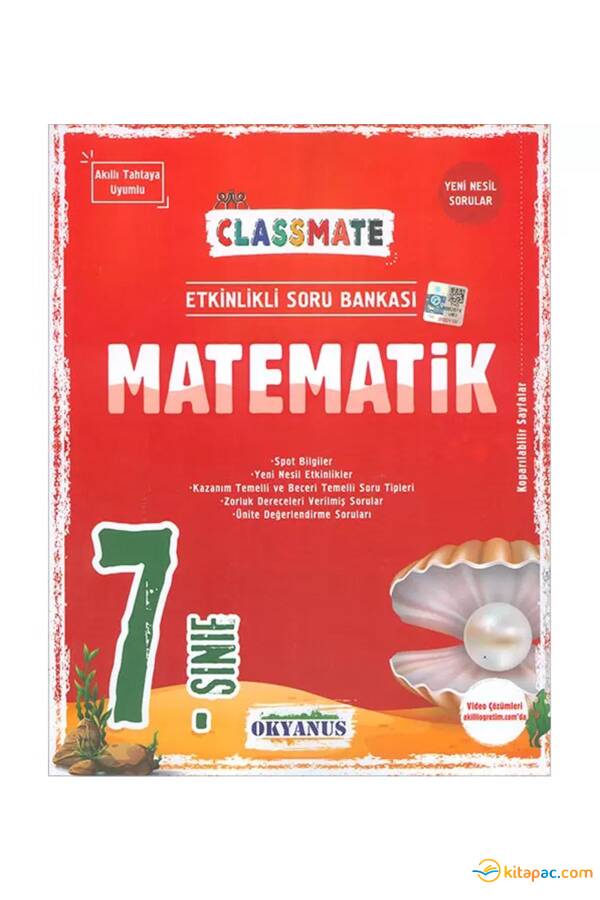 OKYANUS 7.Sınıf CLASSMATE MATEMATİK Soru Bankası - 1