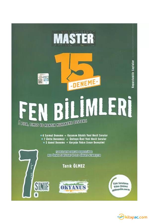 OKYANUS 7.Sınıf MASTER FEN BİLİMLERİ 15 li Deneme - 1