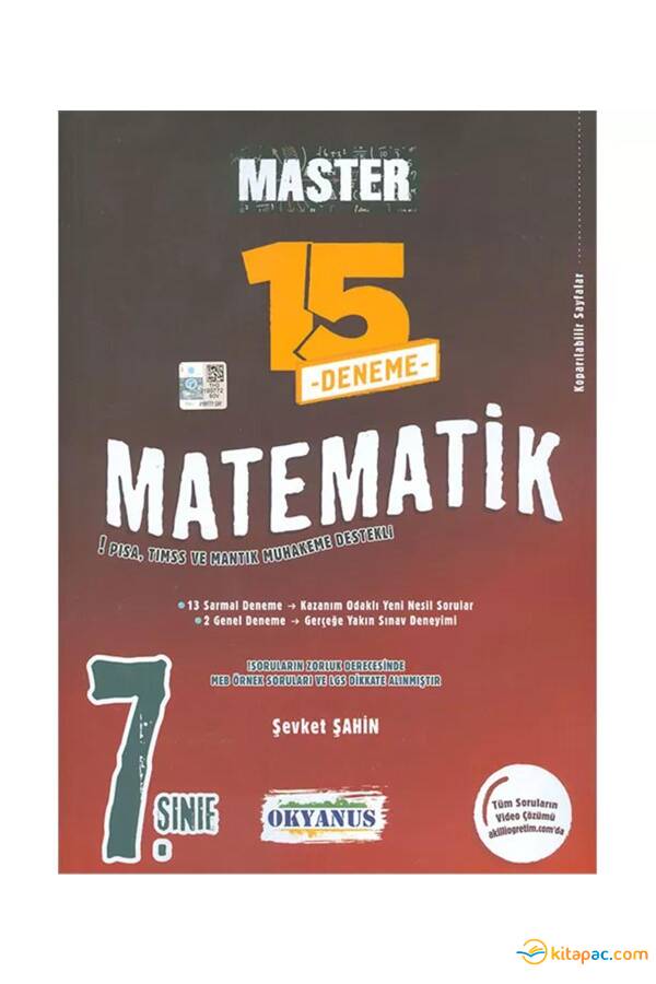 OKYANUS 7.Sınıf MASTER MATEMATİK 15 li Deneme - 1