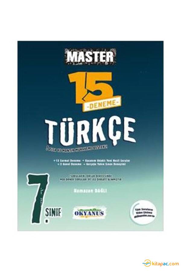 OKYANUS 7.Sınıf MASTER TÜRKÇE 15 li Deneme - 1