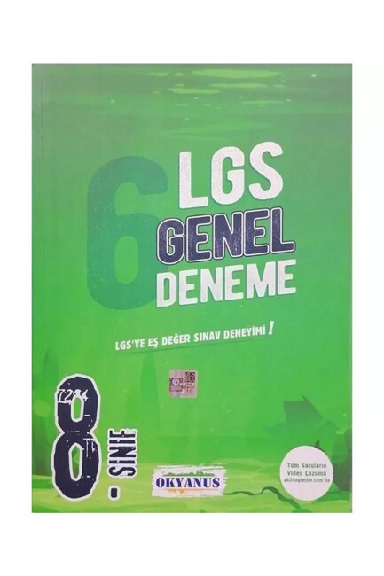 OKYANUS 8.Sınıf 6 lı LGS GENEL DENEME - OKYANUS YAYINLARI