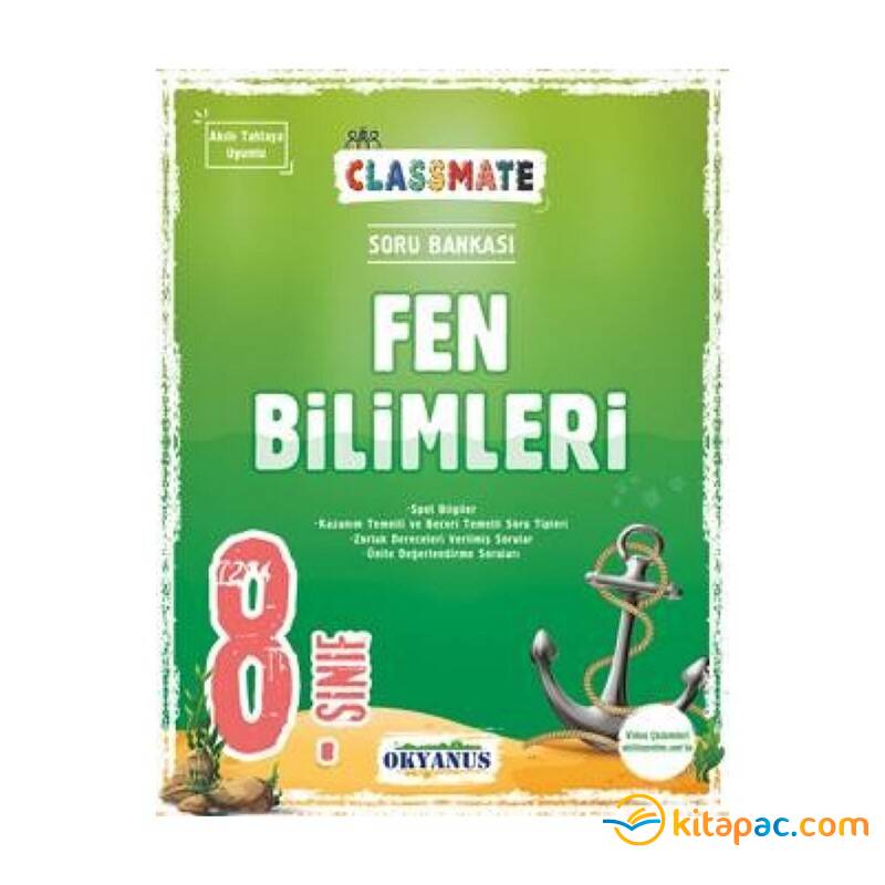 OKYANUS 8.Sınıf CLASSMATE FEN BİLİMLERİ Soru Bankası - 1