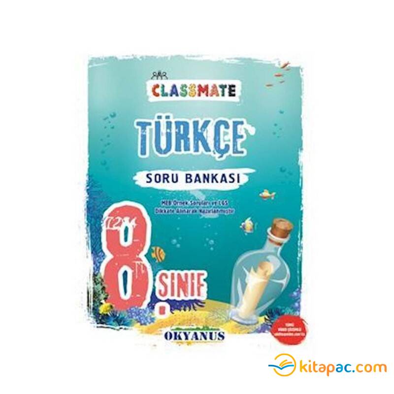 OKYANUS 8.Sınıf CLASSMATE TÜRKÇE Soru Bankası - 1